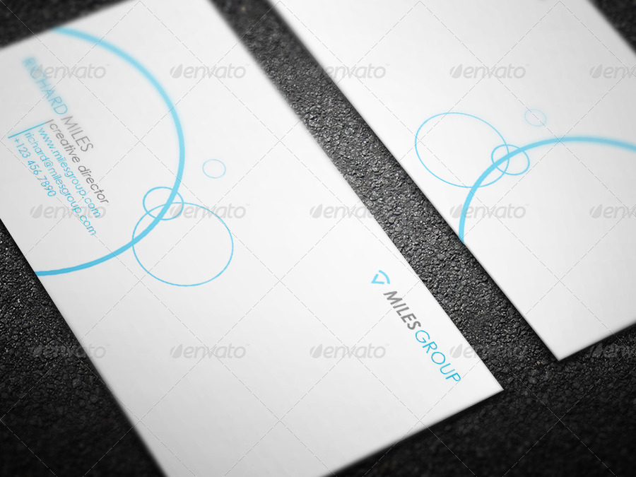 White Sleek Business Card By Realstar Graphicriver